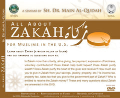 All About Zakah for Muslims in the U.S. Dr. Main Al-Qudah 2 DVD set