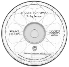 CD Etiquettes Of Jumuah Friday Sermons by Ameer Mustapah Elturk